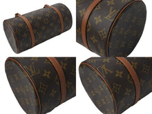 Load image into Gallery viewer, LOUIS VUITTON ルイヴィトン パピヨン26 ハンドバッグ M51386 モノグラム PVC レザー ブラウン ゴールド金具 美品 中古 4b002767