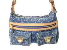 画像をギャラリービューアに読み込む, 極美品 LOUIS VUITTON ルイヴィトン モノグラムデニム バギーPM ショルダーバッグ ワンショルダー M95049 インディゴブルー 中古 4b002768