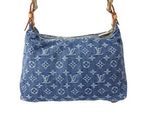 画像をギャラリービューアに読み込む, 極美品 LOUIS VUITTON ルイヴィトン モノグラムデニム バギーPM ショルダーバッグ ワンショルダー M95049 インディゴブルー 中古 4b002768