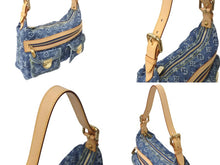 画像をギャラリービューアに読み込む, 極美品 LOUIS VUITTON ルイヴィトン モノグラムデニム バギーPM ショルダーバッグ ワンショルダー M95049 インディゴブルー 中古 4b002768