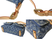 画像をギャラリービューアに読み込む, 極美品 LOUIS VUITTON ルイヴィトン モノグラムデニム バギーPM ショルダーバッグ ワンショルダー M95049 インディゴブルー 中古 4b002768