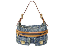 画像をギャラリービューアに読み込む, 極美品 LOUIS VUITTON ルイヴィトン モノグラムデニム バギーPM ショルダーバッグ ワンショルダー M95049 インディゴブルー 中古 4b002769