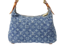 画像をギャラリービューアに読み込む, 極美品 LOUIS VUITTON ルイヴィトン モノグラムデニム バギーPM ショルダーバッグ ワンショルダー M95049 インディゴブルー 中古 4b002769