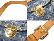 画像をギャラリービューアに読み込む, 極美品 LOUIS VUITTON ルイヴィトン モノグラムデニム バギーPM ショルダーバッグ ワンショルダー M95049 インディゴブルー 中古 4b002769