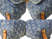 画像をギャラリービューアに読み込む, 極美品 LOUIS VUITTON ルイヴィトン モノグラムデニム バギーPM ショルダーバッグ ワンショルダー M95049 インディゴブルー 中古 4b002769