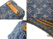 画像をギャラリービューアに読み込む, 極美品 LOUIS VUITTON ルイヴィトン モノグラムデニム バギーPM ショルダーバッグ ワンショルダー M95049 インディゴブルー 中古 4b002769