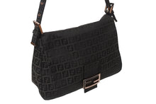 画像をギャラリービューアに読み込む, 極美品 FENDI フェンディ ズッキーノ マンマバケット キャンバス ワンショルダーバッグ ブラウン ピンクゴールド金具 8BR001 中古 4b002783