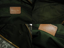 画像をギャラリービューアに読み込む, 極美品 Christian Dior クリスチャンディオール トロッター ダブルサドルバッグ ハンドバッグ PZ0701 カーキ キャンバス 中古 4b002784
