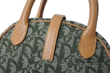 画像をギャラリービューアに読み込む, 極美品 Christian Dior クリスチャンディオール トロッター ダブルサドルバッグ ハンドバッグ PZ0701 カーキ キャンバス 中古 4b002784