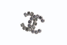 Load image into Gallery viewer, CHANEL シャネル ココマーク ピアス 重量約2.6g B17B刻印 ラインストーン メタル シルバー クリア 片耳用 美品 中古 4b002793