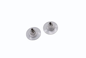 CHANEL Cocomark earrings Weight approx. 3.1g 05C engraved Rhinestone Metal Silver Clear For both ears Good condition Used 4b002794