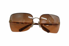 Load image into Gallery viewer, 極美品 CHANEL シャネル リムレス サングラス 4112 c.291/7H サイズ65□16 120 ココマーク ブラウン 中古 4b002799