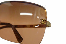 Load image into Gallery viewer, 極美品 CHANEL シャネル リムレス サングラス 4112 c.291/7H サイズ65□16 120 ココマーク ブラウン 中古 4b002799