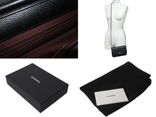 Load image into Gallery viewer, 極美品 CHANEL シャネル チェーンウォレット ショルダーバッグ ランダム番台 ココマーク キャビアスキン キルティング ブラック 中古 4b002801