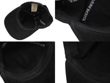 画像をギャラリービューアに読み込む, CHROME HEARTS クロムハーツ キャップ ブラック 016-093873 コットン ポリウレタン シルバー one size 美品 中古 4b002804