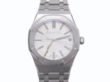 画像をギャラリービューアに読み込む, 極美品 AUDEMARS PIGUET オーデマピゲ ロイヤル オーク 5510ST.OO.1320ST.03 50th anniversary 時計 ホワイト 中古 4b002806