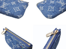画像をギャラリービューアに読み込む, 新品未使用 LOUIS VUITTON ルイヴィトン モノグラム デニム カードキーケース ポシェットクレ チェリー 新作 M14938 村上隆 ブルー 中古 4b002807