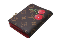 画像をギャラリービューアに読み込む, 新品未使用 LOUIS VUITTON ルイヴィトン モノグラム ポルトフォイユ リサ 新作 二つ折り財布 M13420 村上隆 ブラウン 中古 4b002809