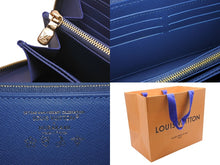 画像をギャラリービューアに読み込む, 新品未使用 LOUIS VUITTON ルイヴィトン モノグラム デニム ジッピー ウォレット チェリー 新作 M23161 村上隆 ブルー 中古 4b002810
