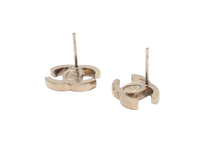 Load image into Gallery viewer, CHANEL シャネル ココマーク ピアス 両耳 アクセサリー 10C刻印 フランス製 GP ゴールドラメ 1.3g 美品 中古 4b002824