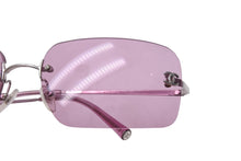 Load image into Gallery viewer, 極美品 CHANEL シャネル リムレス サングラス アイウェア 4017 c.124/76 サイズ62□17 120 ココマーク ピンク 中古 4b002813