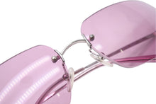 Load image into Gallery viewer, 極美品 CHANEL シャネル リムレス サングラス アイウェア 4017 c.124/76 サイズ62□17 120 ココマーク ピンク 中古 4b002813