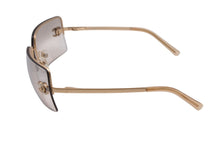 Load image into Gallery viewer, 極美品 CHANEL シャネル リムレス サングラス 4092-B c102/8Z サイズ62□15 120 ココマーク ラインストーン メタル ブラウン 中古 4b002815