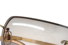 Load image into Gallery viewer, 極美品 CHANEL シャネル リムレス サングラス 4092-B c102/8Z サイズ62□15 120 ココマーク ラインストーン メタル ブラウン 中古 4b002815