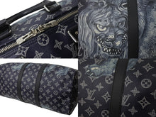 画像をギャラリービューアに読み込む, 新品同様 LOUIS VUITTON ルイヴィトン キーポル バンドリエール45 ボストンバッグ M54129 モノグラム サバンナ チャップマンブラザーズ 中古 4b002831