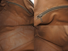 画像をギャラリービューアに読み込む, CELINE セリーヌ ボストンバック26 マカダム柄 M12 PVC レザー ヴィンテージ ブラウン ゴールド金具 美品 中古 4b002835