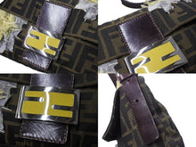 画像をギャラリービューアに読み込む, 極美品 FENDI フェンディ マンマバケット ワンショルダーバッグ 26424 ズッカ柄 フラワーモチーフ 刺繍 シルバー金具 中古 4b002837