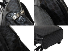 画像をギャラリービューアに読み込む, CELINE セリーヌ ミニリュック バックパック マカダム オールドセリーヌ ヴィンテージ レザー パテント ブラック 美品 中古 4b002847