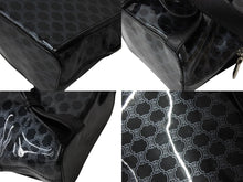 画像をギャラリービューアに読み込む, CELINE セリーヌ ミニリュック バックパック マカダム オールドセリーヌ ヴィンテージ レザー パテント ブラック 美品 中古 4b002847