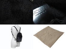 画像をギャラリービューアに読み込む, CELINE セリーヌ ミニリュック バックパック マカダム オールドセリーヌ ヴィンテージ レザー パテント ブラック 美品 中古 4b002847