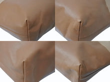 Load image into Gallery viewer, MIUMIU ミュウミュウ トートバッグ ハンドバッグ バイカラー レザー ブラウン ライトブラウン ゴールド金具 美品 中古 4b002851