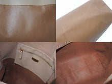 Load image into Gallery viewer, MIUMIU ミュウミュウ トートバッグ ハンドバッグ バイカラー レザー ブラウン ライトブラウン ゴールド金具 美品 中古 4b002851