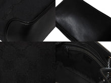 画像をギャラリービューアに読み込む, 極美品 GUCCI グッチ ショルダーバッグ ハンドバッグ 109143 GGキャンバス ブラック シルバー金具 中古 4b002857