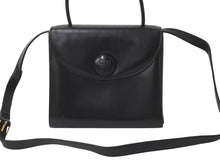 画像をギャラリービューアに読み込む, Givenchy ジバンシー ミニハンドバッグ フォーマルバッグ 4Gロゴ 付け替えロゴ付き カーフ レザー ブラック ゴールド金具 美品 中古 4b002869