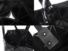 画像をギャラリービューアに読み込む, BAO BAO ISSEY MIYAKE バオバオ イッセイミヤケ LUCENT ルーセント トートバッグ BB93-AG053 ブラック 美品 中古 4b002870