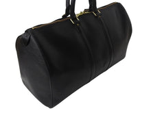 画像をギャラリービューアに読み込む, LOUIS VUITTON ルイヴィトン キーポル45 ボストンバッグ M42972 エピレザー ブラック ゴールド金具 美品 中古 4b002871