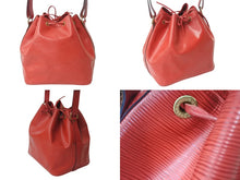 画像をギャラリービューアに読み込む, LOUIS VUITTON ルイヴィトン エピ ノエ 巾着ショルダーバッグ M44007 カスティリアンレッド レザー ゴールド金具 良品 中古 4b002881