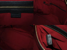 画像をギャラリービューアに読み込む, CELINE セリーヌ ボストンバッグ ハンドバッグ フィービー期 ブラックストライプ レザー ウール グレー レッド ブラック 美品 中古 4b002882