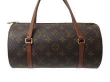 Load image into Gallery viewer, 極美品 LOUIS VUITTON ルイヴィトン パピヨン26 ハンドバッグ M51386 モノグラム PVC レザー ブラウン ゴールド金具 中古 4b002884