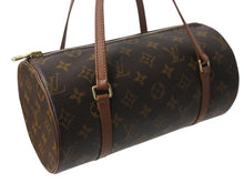 Load image into Gallery viewer, 極美品 LOUIS VUITTON ルイヴィトン パピヨン26 ハンドバッグ M51386 モノグラム PVC レザー ブラウン ゴールド金具 中古 4b002884