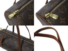 Load image into Gallery viewer, 極美品 LOUIS VUITTON ルイヴィトン パピヨン26 ハンドバッグ M51386 モノグラム PVC レザー ブラウン ゴールド金具 中古 4b002884