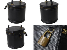 Load image into Gallery viewer, LOUIS VUITTON ルイヴィトン カンヌエピノワール ハンドバッグ M48032 エピレザー ブラック ゴールド金具 美品 中古 4b002887