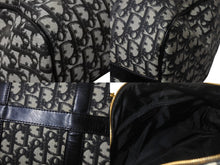 画像をギャラリービューアに読み込む, Christian Dior クリスチャンディオール ハンドバッグ BO C 0071 トロッター柄 スピーディ35型 ブラック ガリアーノ期 美品 中古 4b002890