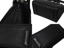 画像をギャラリービューアに読み込む, GIVENCHY ジバンシィ アンティゴナ 2WAYバッグ ショルダーバッグ ハンドバッグ ZE D 0195 レザー ブラック シルバー 美品 中古 4b002893