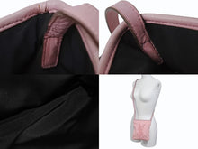 Load image into Gallery viewer, YVES SAINT LAURENT rive gauche イヴサンローラン ショルダーバッグ YSLロゴ キャンバス 斜め掛け ピンク 良品 中古 4b002894