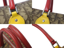 Load image into Gallery viewer, Christian Dior クリスチャンディオール ハンドバッグ 05-MA-0054 トロッター柄 ラスタカラー ブラウン ガリアーノ期 美品 中古 4b002896